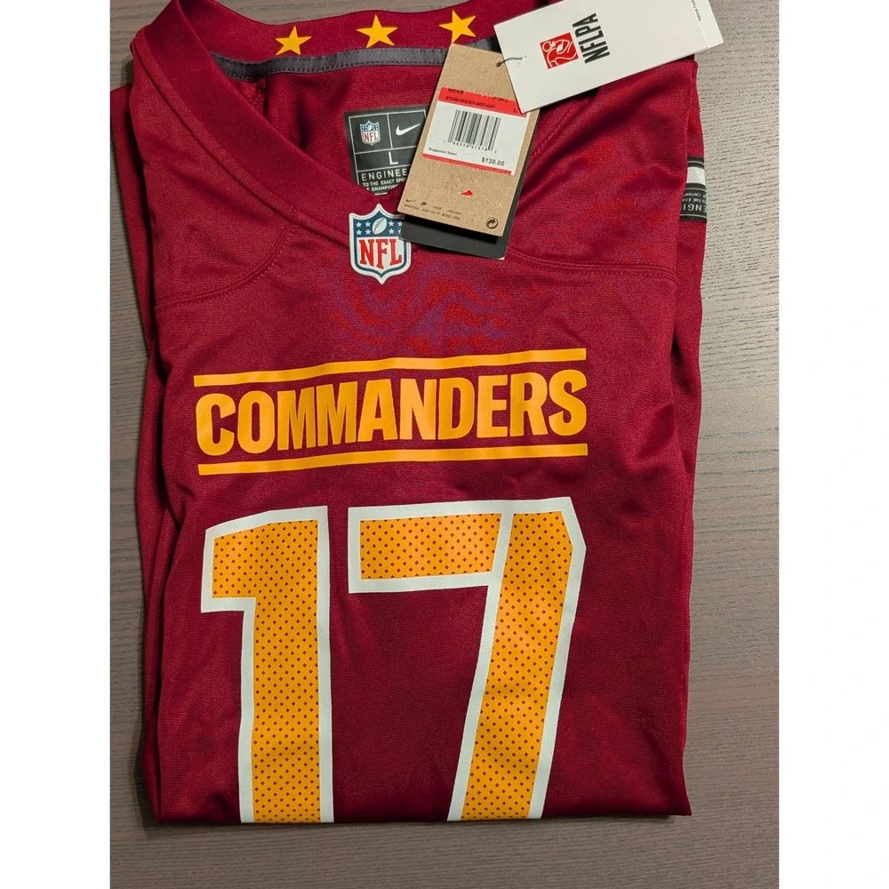 NEW Nike NFL Washington Commanders Terry McLaurin 17 Jersey Mens Large Burgundy